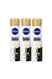 Invisible Black And White Ipeksiz Pürüzsüzlük 150 ml Deodorant X 3
