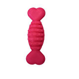 PLASTİK HALTER DİKENLİ KEMİK BÜYÜK 20 cm Pembe