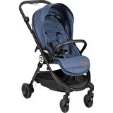 Kraft Onyx Tek elle kapanabilen Bebek Arabası Blue Denim