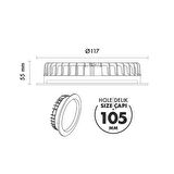 8 Watt Sıvaaltı Downlight