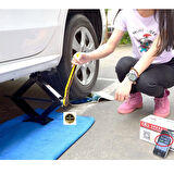 AUDİ A4 B7 SEDAN 2004 - 2008 1.5 Ton Kapasiteli Evrensel Makaslı Oto Kriko Kolay Lastik Değişimi İçin Akıllı Mekanizma