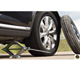 Volkswagen Touareq 2007 - 2024 1.5 Ton Kapasiteli Evrensel Makaslı Oto Kriko Kolay Lastik Değişimi İçin Akıllı Mekanizma