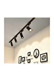 Ray Spot Siyah Kasa Günışığı 4 Adet + 1 Adet Ray