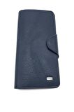 Deri Büyük Bölmeli Lacivert Unisex Cüzdan Krl101-03l