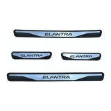Elantra Kapı Eşiği New Krom Kapı Eşiği 4 Parça Paslanmaz Çelik