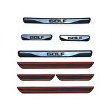 Golf 8 Kapı Eşiği 2020 ve Üzeri New Krom Kapı Eşiği 4 Parça Paslanmaz Çelik