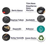 Skoda Kamiq 2021 4D Havuzlu Universal - KROM - GRİ - Yenilikçi Tasarım Esnek GRİ