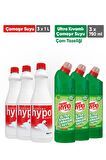 Hyper Hypo Çam Tazeliği Normal Sıvı Çamaşır Suyu 750 ml + Hypo Çamaşır Suyu 1 lt