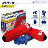 Matte Lastik Kar Çorabı X-LARGE