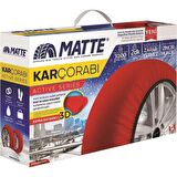 Matte Lastik Kar Çorabı X-LARGE