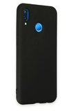 Newface Huawei P20 Lite Kılıf Nano içi Kadife Silikon - Siyah