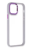 Newface Apple iPhone 12 Pro Max Kılıf Dora Kapak - Lila
