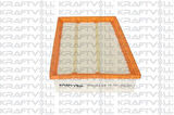 Kraftvoll 06010323 Hava Filtresi Megane IV 15-Grand Scenic 16-Scenic 16-Talisman 16-1.2 TCE 1.3 TCE 1.6 16V 1.6 Sce 165467860R