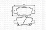 Kraftvoll 07010087 Fren Balatası Arka Toyota Auris 1.4 D4D 1.6 07-Corolla 1.4 D4D 1.6 07-11 0446602181