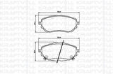 Kraftvoll 07010092 Ön Fren Balatası Toyota Corolla 2013-Auris 2012-1.33 1.6 Benzinli 1.4 D4D Dizel 446502390
