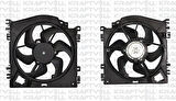 Kraftvoll 08120012 Radyatör Fan Motoru Davlumbazlı Clio III 05-Ac 7701059785