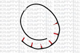 Kraftvoll 10034485 Enjektör Geri Dönüş Borusu (XDrive) BMW E46 E93 E92 E90 E91 X3 F83 X5 E52 13537790330