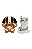 Peluş Oyuncak Favori Arkadaş Kedi Ve Köpek
