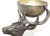 Leyloş Metal Geyikli Kase 77 Cm