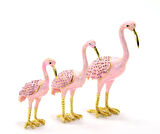 Leyloş Swarovski 3'lü Flamingo