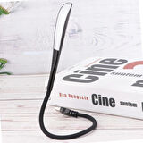 Buffer® Usb Girişli 14 Ledli 3 Kademeli Dokunmatik Masa/kitap Okuma Lambası Ledi Siyah