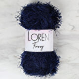 Loren Furry Lacivert El Örgü İpi - Rf005 - 34044