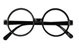 Leyloş Siyah Çerçeveli Harry Potter Gözlüğü