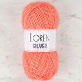 Loren Silver Turuncu El Örgü İpi - Rs0019 - 34084