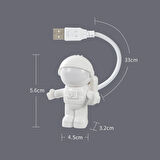 Leyloş Astronot Usb Gece Lambası