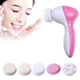 Leyloş 5 İn 1 Pilli Yüz Temizleme,masaj Ve Peeling Fırça Seti