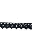 Kopanaki Dantel En 1,5 Cm Siyah 5 Metre