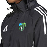 Kocaelispor Adidas IW0427 Antrenman Yağmurluk Siyah-Beyaz