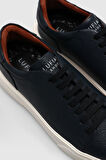Lufian Tommy Lacivert Erkek Deri Sneaker