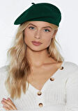 Wearflawless Fransız Ressam Bere Yün Keçe Ressam Şapka Bere 