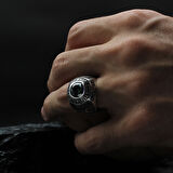 "Allah Bana Yeter" Devlet Bahçeli Gümüş Yüzük