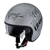 Suomy Rokk Old School Rider Scratch Silver