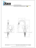KARE STİL KUĞU LAVABO BATARYASI