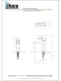 KARE STİL LAVABO BATARYASI