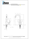 KARE STİL KUĞU LAVABO BATARYASI