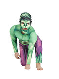 Hulk Kaslı Çocuk Kostümü