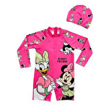 Minnie Mouse Uzun Kollu Mayo - Pembe