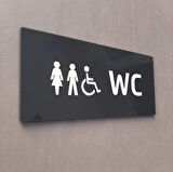 Klasik Seri Wc Yönlendirme Tabelası