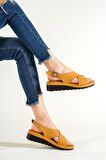 Kasey Çapraz Detaylı Comfort Sandalet