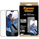 PanzerGlass iPhone 17 Pro Max UWF Şeffaf Cam Ekran Koruyucu (Hizalama Aparatlı)
