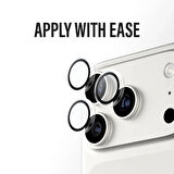 Panzerglass Apple iPhone 17 Pro Max Şeffaf Kamera Lens Koruyucu (Hizalama Aparatlı)