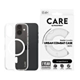 PanzerGlass Care by iPhone 16 Flagship Urban Combat MagSafe Şeffaf Kılıf