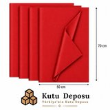 50x70 cm Kırmızı Renk Pelur Kağıt (1KG)