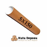 5x150 cm kapaklı silindir postüp rulo gönderi kutusu