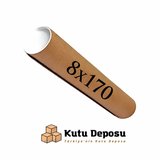 8x170 cm kapaklı silindir postüp rulo gönderi kutusu