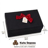 19X24X11 Cm Hediye Kutusu-Siyah